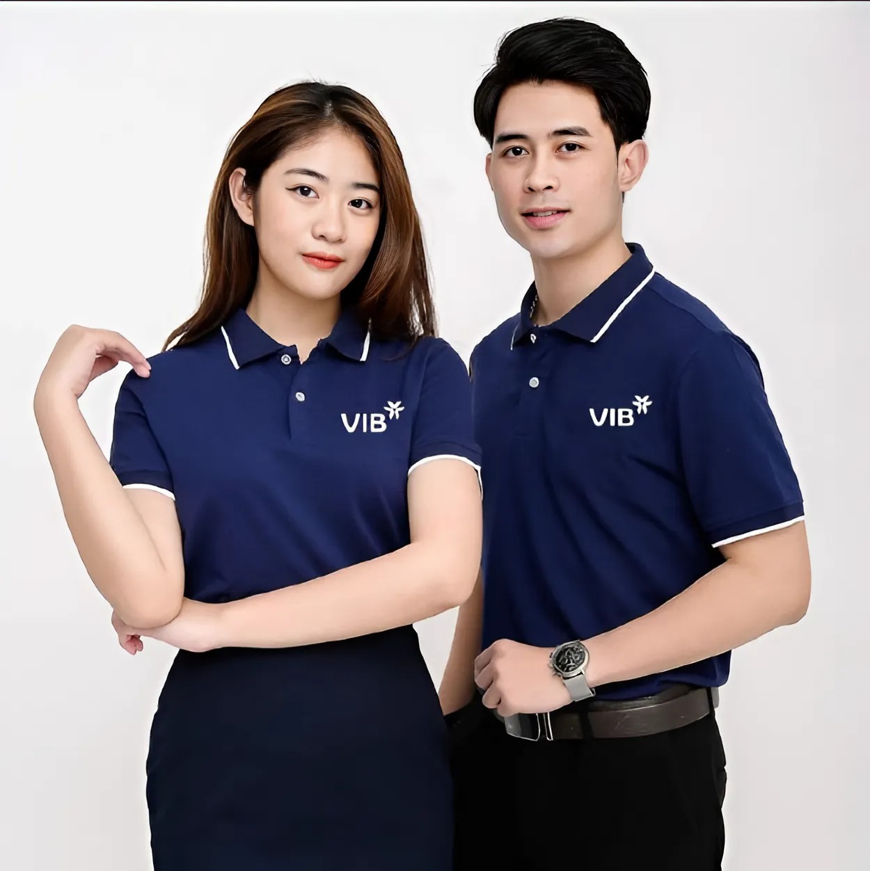 Đồng Phục Áo polo Logo VIB