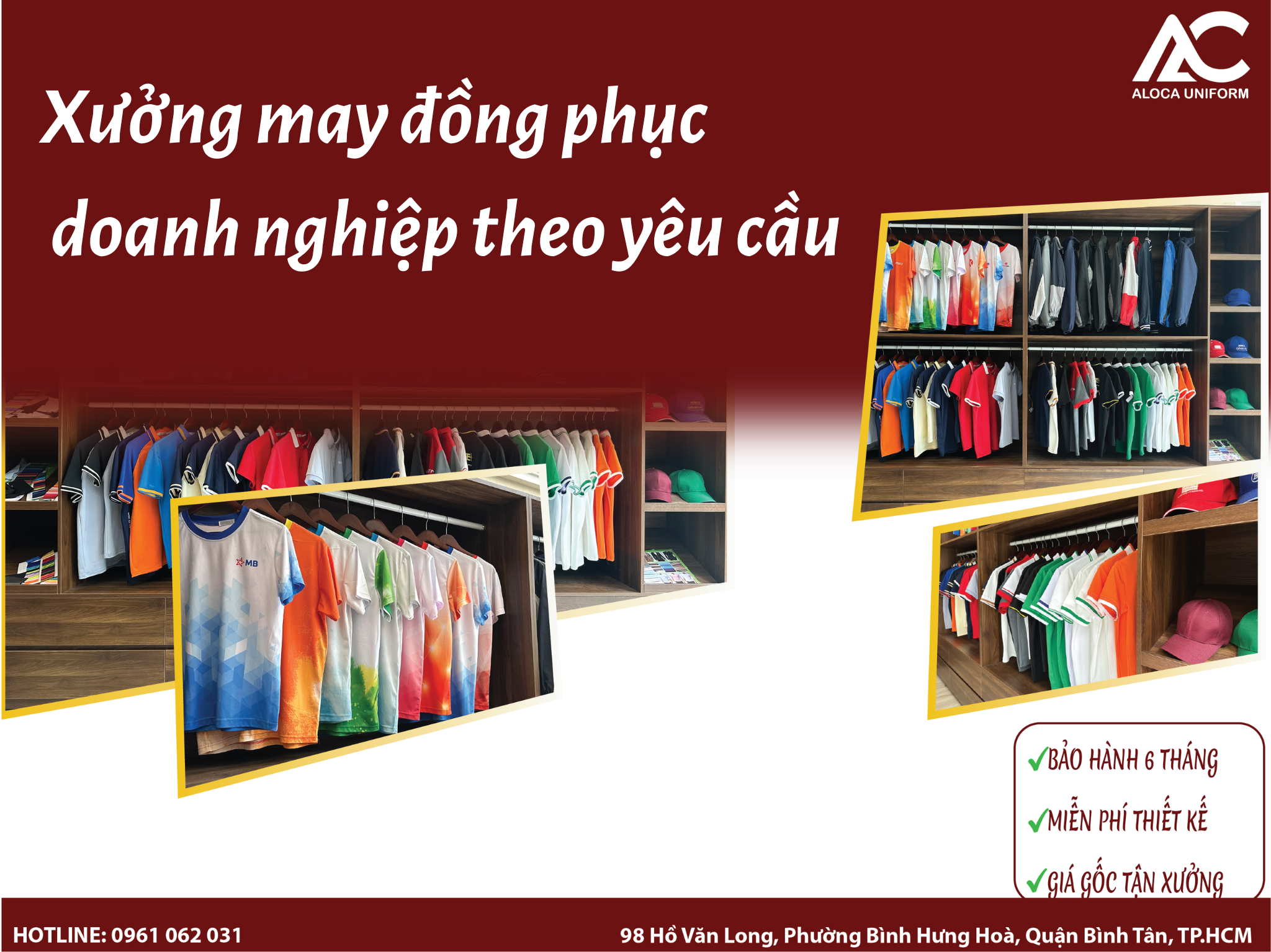 Xưởng may đồng phục doanh nghiệp theo yêu cầu