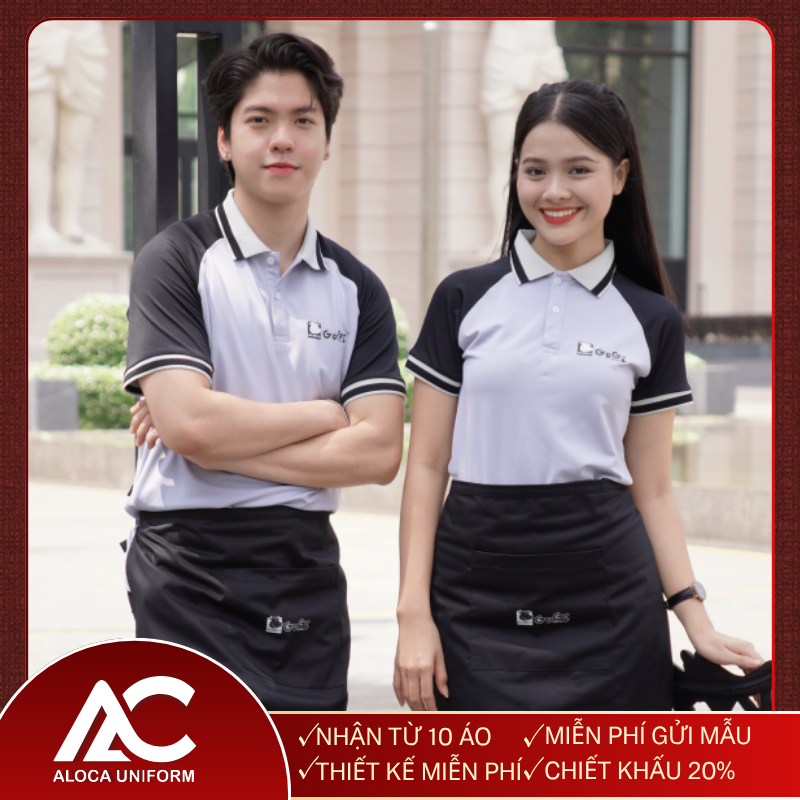 Áo Polo Đồng Phục Gogi Kiểu Bo Tổ Ong – Thiết Kế Theo Yêu Cầu