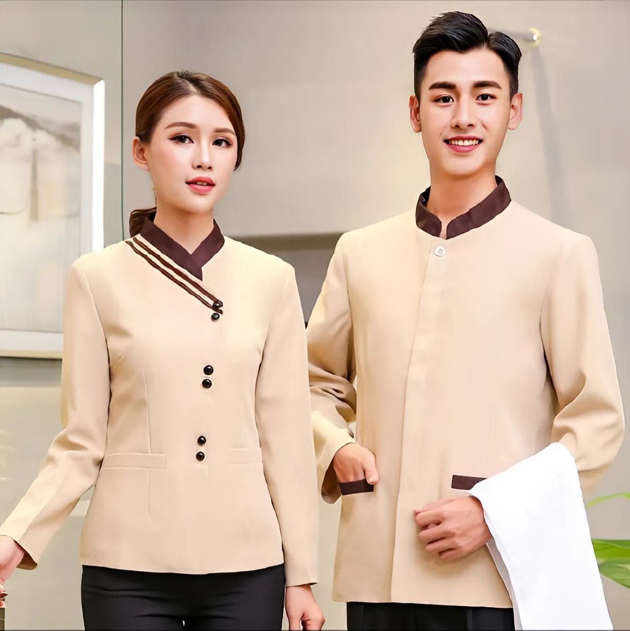 Đồng Phục Phục Vụ Resort, Nhà Hàng, Khách Sạn MS001
