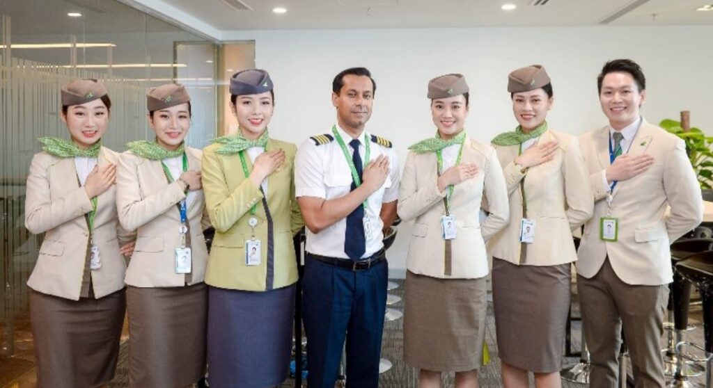 Đồng phục tiếp viên bamboo airways