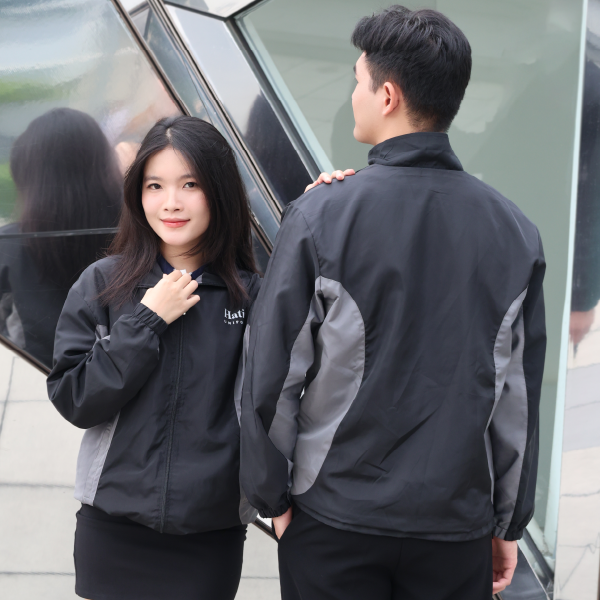 Đồng phục áo khoác gió ô chéo NW111