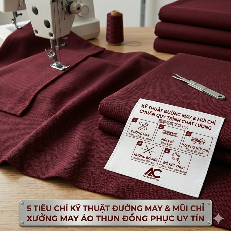 Xưởng may đồng phục áo polo